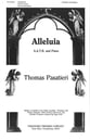 Alleluia SATB choral sheet music cover